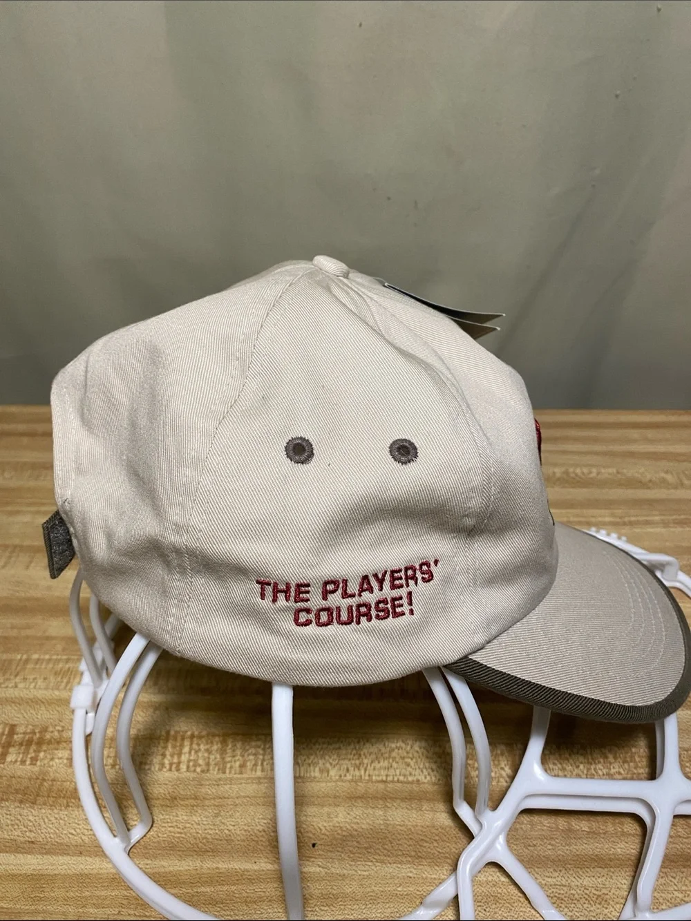 PGA Tour Ahead TPC Michigan The Players Course Golf Hat Bone O/S NWT